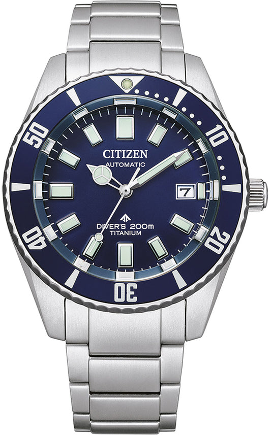 Citizen Promaster Marine NB6021-68L Uhr • Super Titanium • 200m Taucheruhr