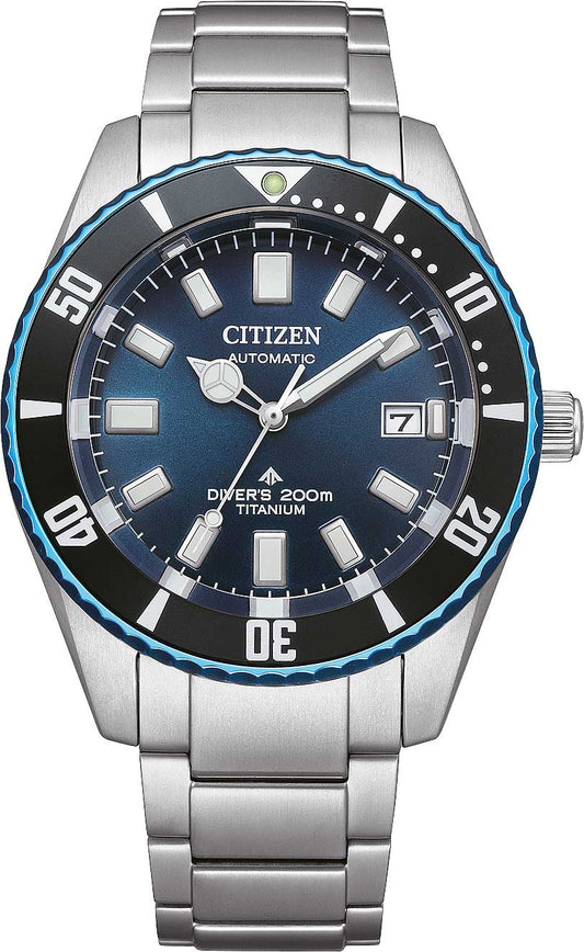 Citizen Promaster Marine NB6026-56L Herrenuhr • Super Titanium • Automatik