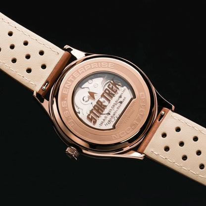 Holzkern NCC-1701 Uhr • Einzigartige Natürlichkeit • Aus Holz und Stein