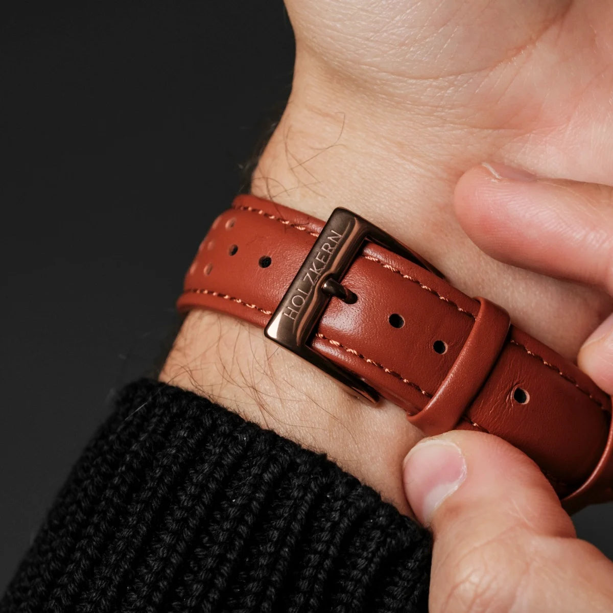 Holzkern NCC-1701 Uhr • Einzigartige Natürlichkeit • Aus Holz und Stein