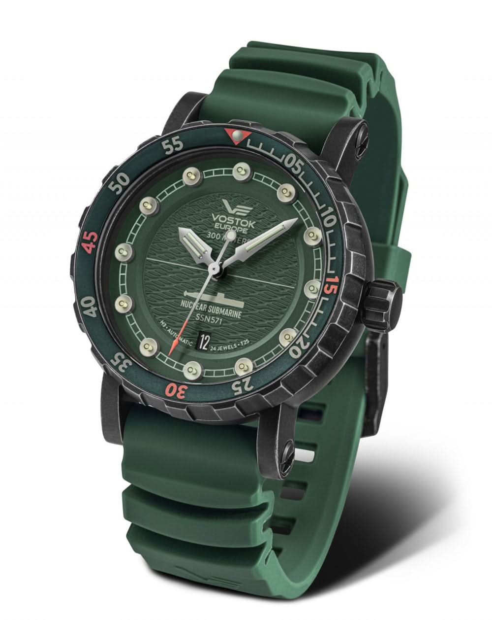 Vostok Europe NH35A-571F608 Herrenuhr • Tritium • 30 ATM