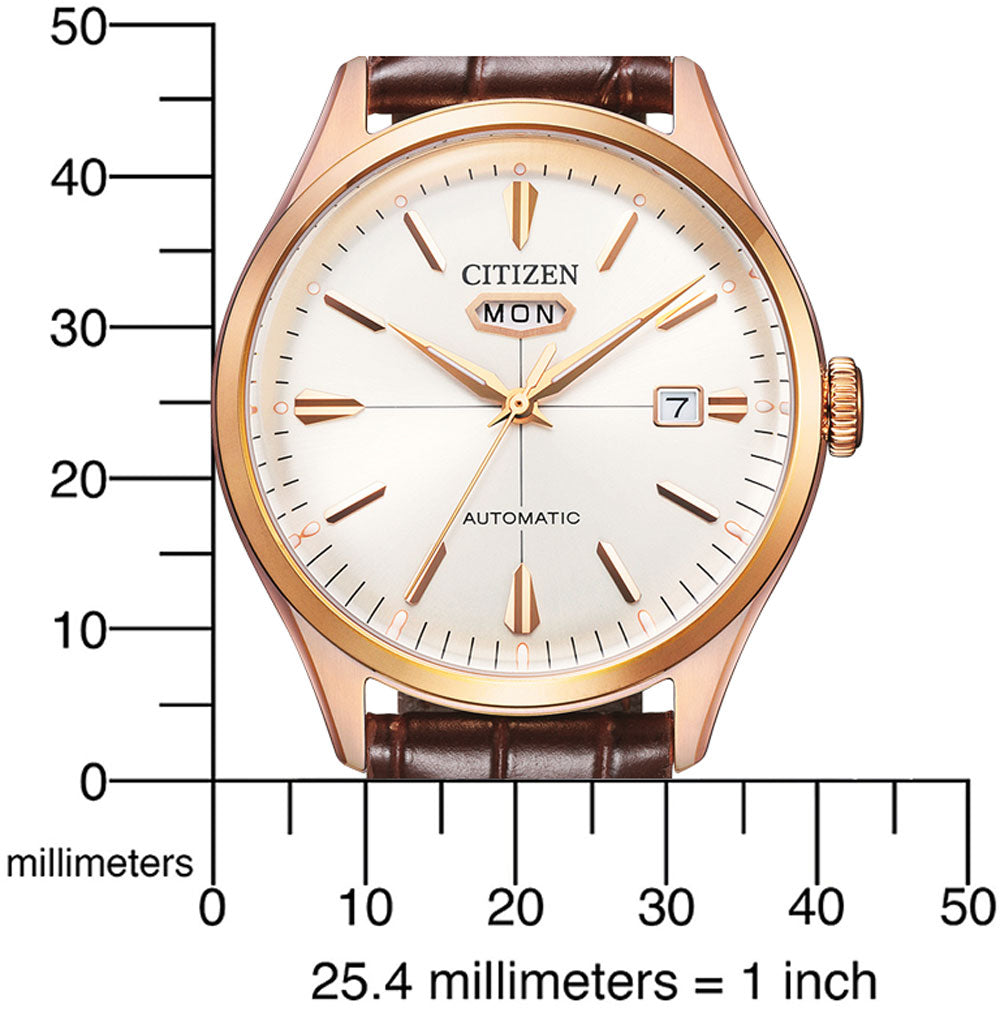 Citizen C7 NH8393-05AE Uhr • Automatikantrieb • Retro-Stil