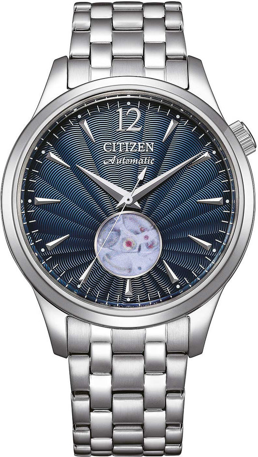 Citizen Mechanical NH9131-73L Uhr • Automatikantrieb • Open-Heart-Zifferblatt