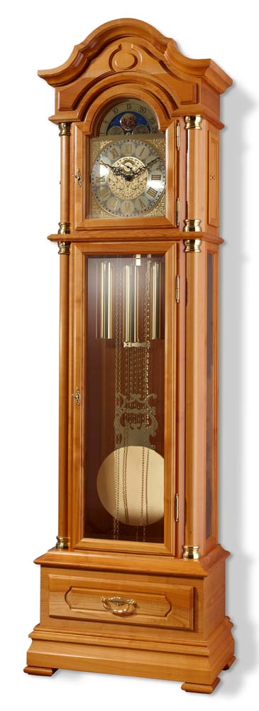 Nr. 17 Standuhr  Kirsche vollmassiv