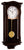 JVD Wanduhr 60x24x13 cm Holz • Funk-Uhrwerk • Pendeluhr