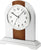 JVD Tischuhr 24x21,6 cm Holz • Leises Quarzwerk • Elegantes Design