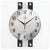 JVD Wanduhr 32x32 cm Holz • Leises Quarzwerk • Modernes Design