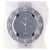JVD Wanduhr 32x32x5 cm Glas • Leises Quarz-Uhrwerk • Modernes Glasdesign