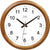 JVD Wanduhr 34x34x2,6 cm Holz • Leises Uhrwerk • Stilvolles Design