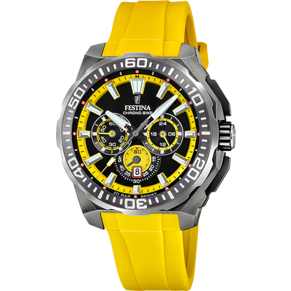 Festina Chrono Bike F20725/1 - gelbes Silikonband