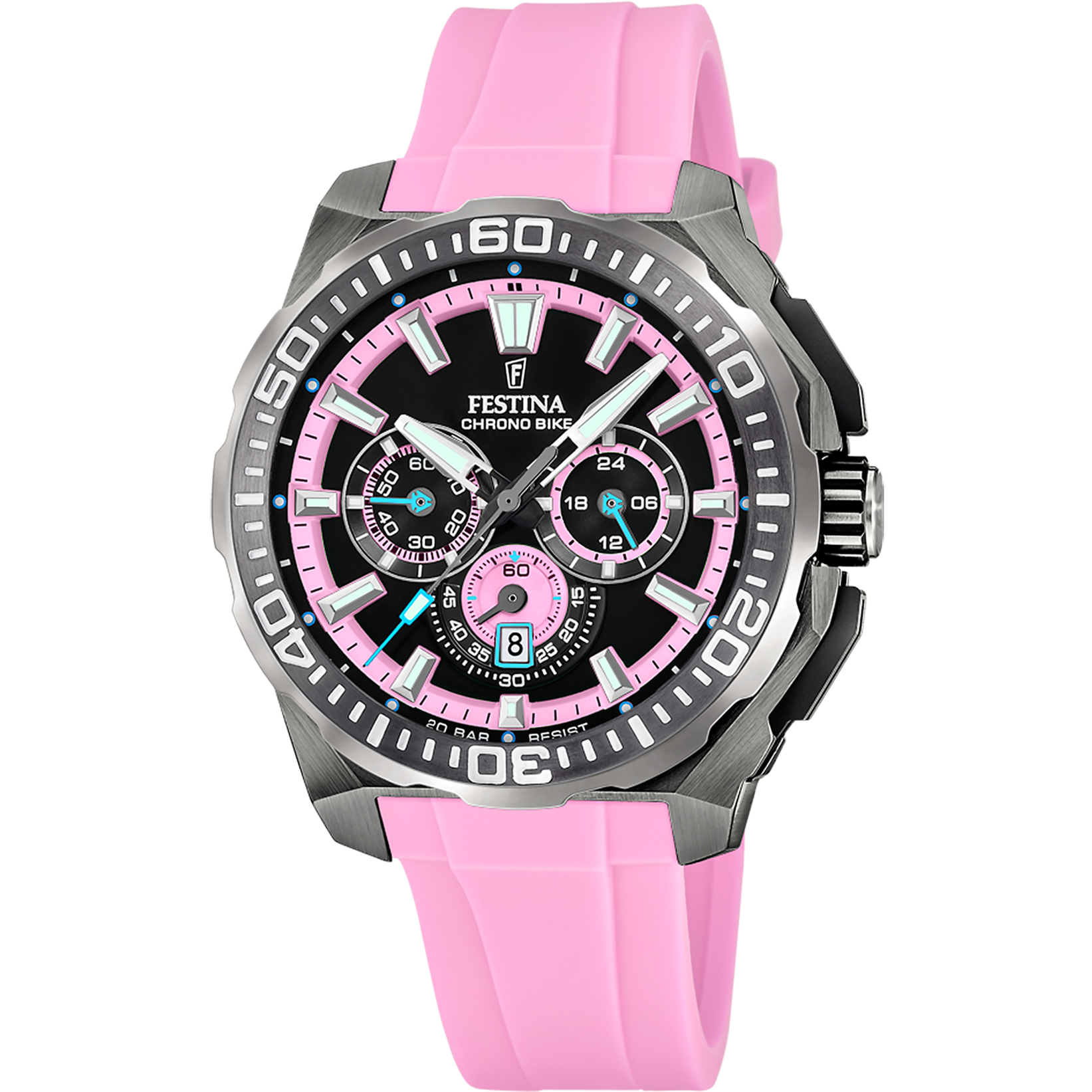 Festina Chrono Bike F20725/2 Herrenuhr • Chronograph mit 20 ATM • Präzises Quarzwerk