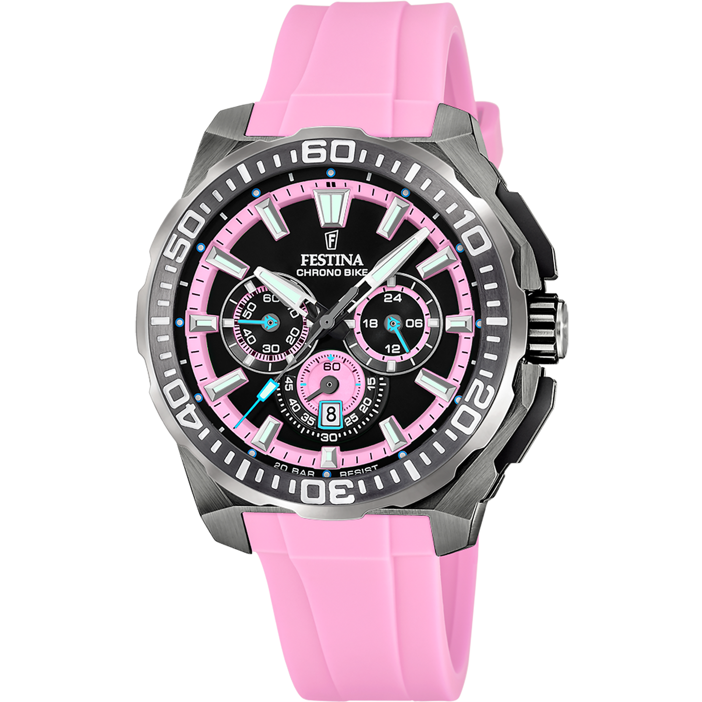 Festina Chrono Bike F20725/2 Herrenuhr • Chronograph mit 20 ATM • Präzises Quarzwerk