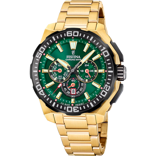 Festina Chrono Bike F20727/2 - grünes Zifferblatt