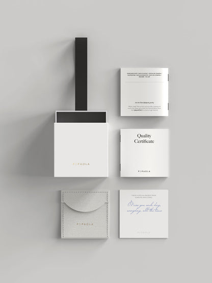 Buchstabe U Halskette - Silber 925, 18K Goldplattierung