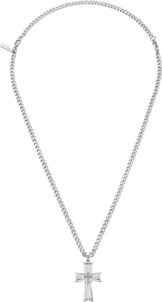 ZEAL Necklace with Cross Pendant - Police Model: PEAGN0011001