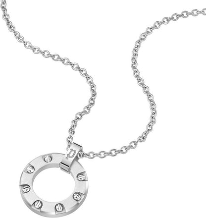- GUNPORT Necklace with Round Pendant - Police Model: PEAGN0035701