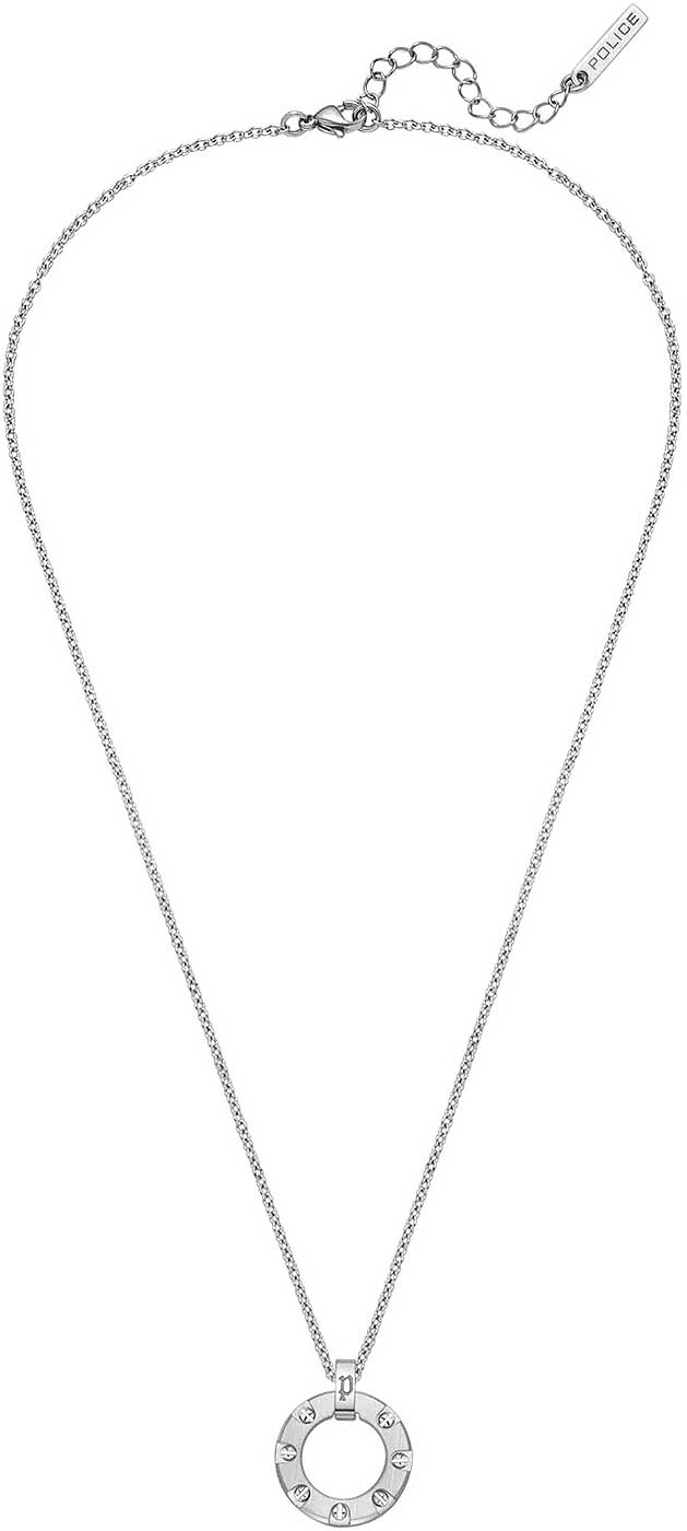 - GUNPORT Necklace with Round Pendant - Police Model: PEAGN0035701