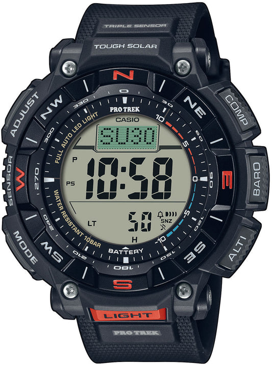 Casio Pro Trek PRG-340-1ER Herren Uhr • Solar • Bio-Resin Gehäuse • Digitalanzeige