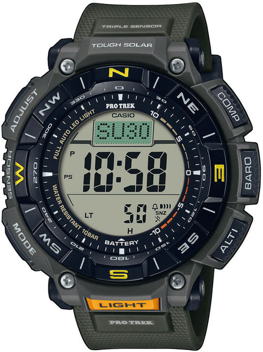Casio Pro Trek PRG-340-3ER Herren Uhr • Solar • Triple Sensor