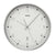 AMS Wanduhr 33x33x5 cm Aluminium • Funkgesteuert • Modernes Design