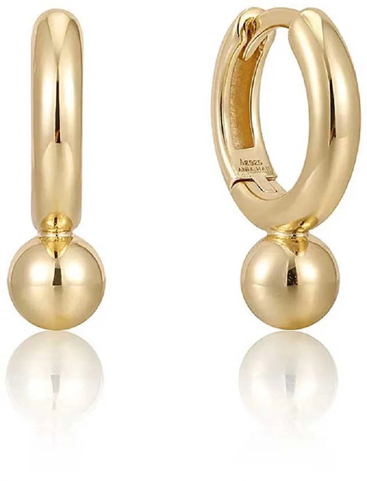 ANIA HAIE E045-02G Kreolen mit Kugel Anhänger