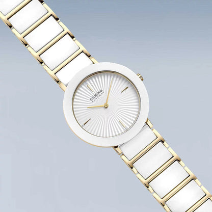 Bering Ceramic 11435-758 Women's Watch • Scratch-Resistant Sapphire Crystal • High-Tech Ceramic