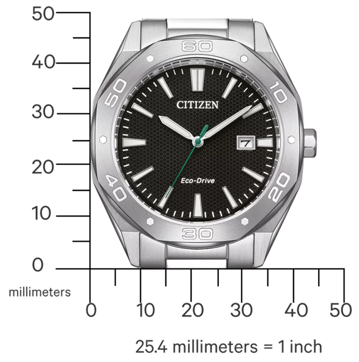Citizen BM7631-52E Herrenuhr • Eco-Drive Solar • Robustes Edelstahl-Design