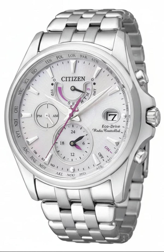 Citizen World Time A-T FC0010-55D Uhr • Eco-Drive • Funksignal