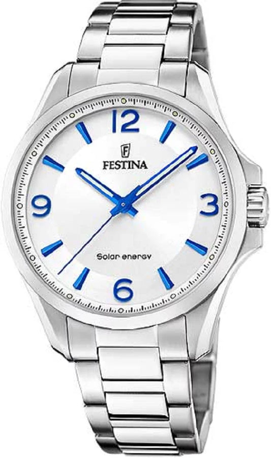 Festina Solar Energy F20656/1 Herrenuhr • Solar-Antrieb • Edelstahl