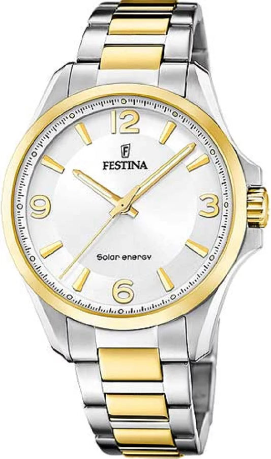 Festina Solar Energy F20657/1 Herrenuhr • Solarantrieb • Edelstahl