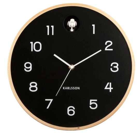 Wanduhr moderne Kuckucksuhr - Karlsson Modell: KA5886BK