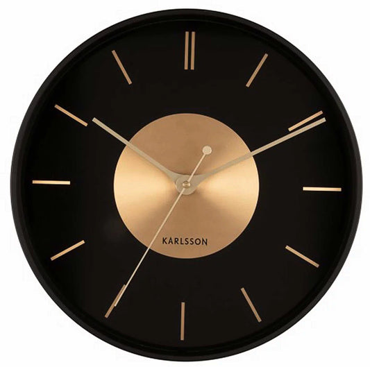 Karlsson Wanduhr 35x35x4,5 cm Metall • Modernes Design • Präzises Quarzwerk