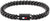 Herren Armband aus schwarzem Edelstahl mit Flecht-Design - Tommy Hilfiger Modell: 2790649