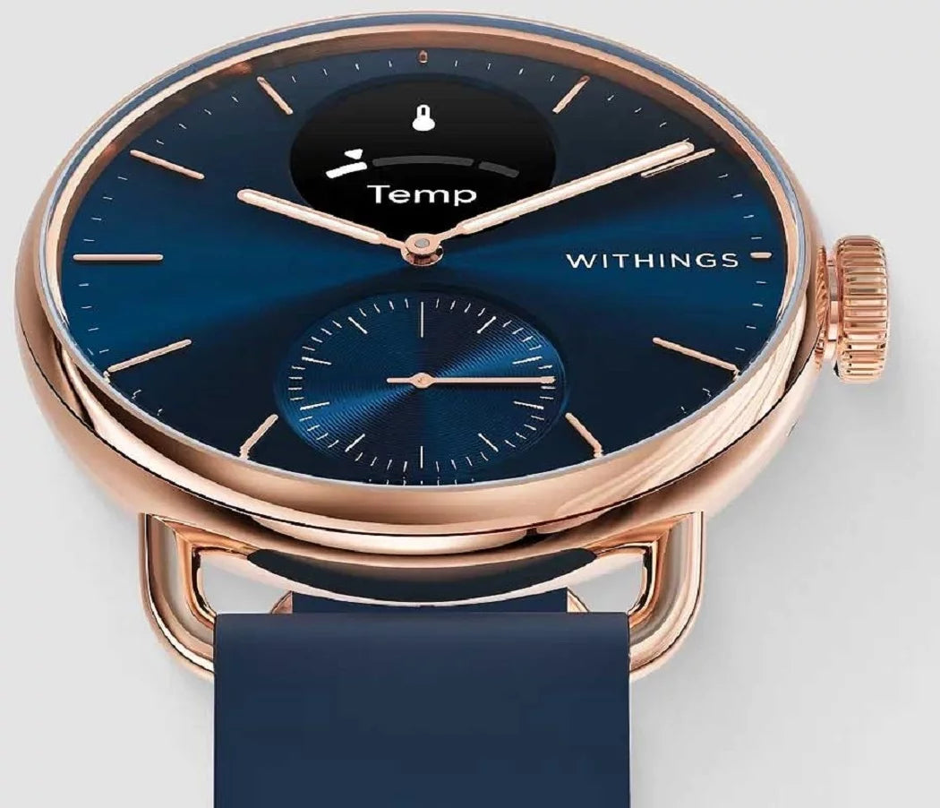 Withings ScanWatch WITHINGS-SCANWATCH Hybrid Smartwatch • EKG & SpO2 Sensor • Saphirglas