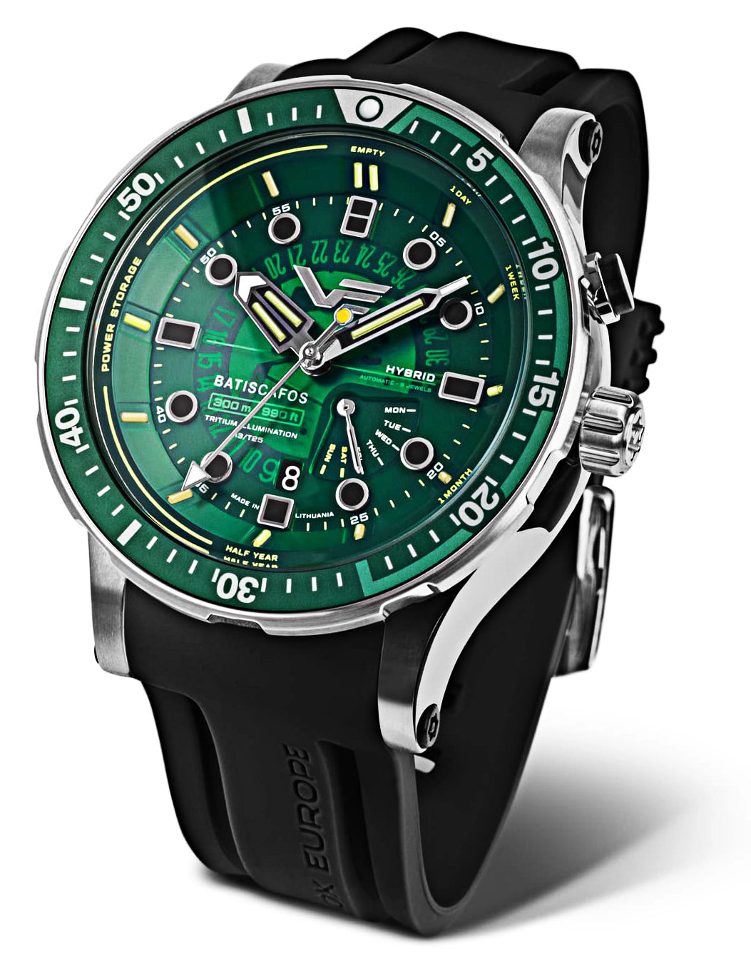 Vostok Europe Batiscafos PX84-511A770 Herrenuhr • Tritium • 30 ATM
