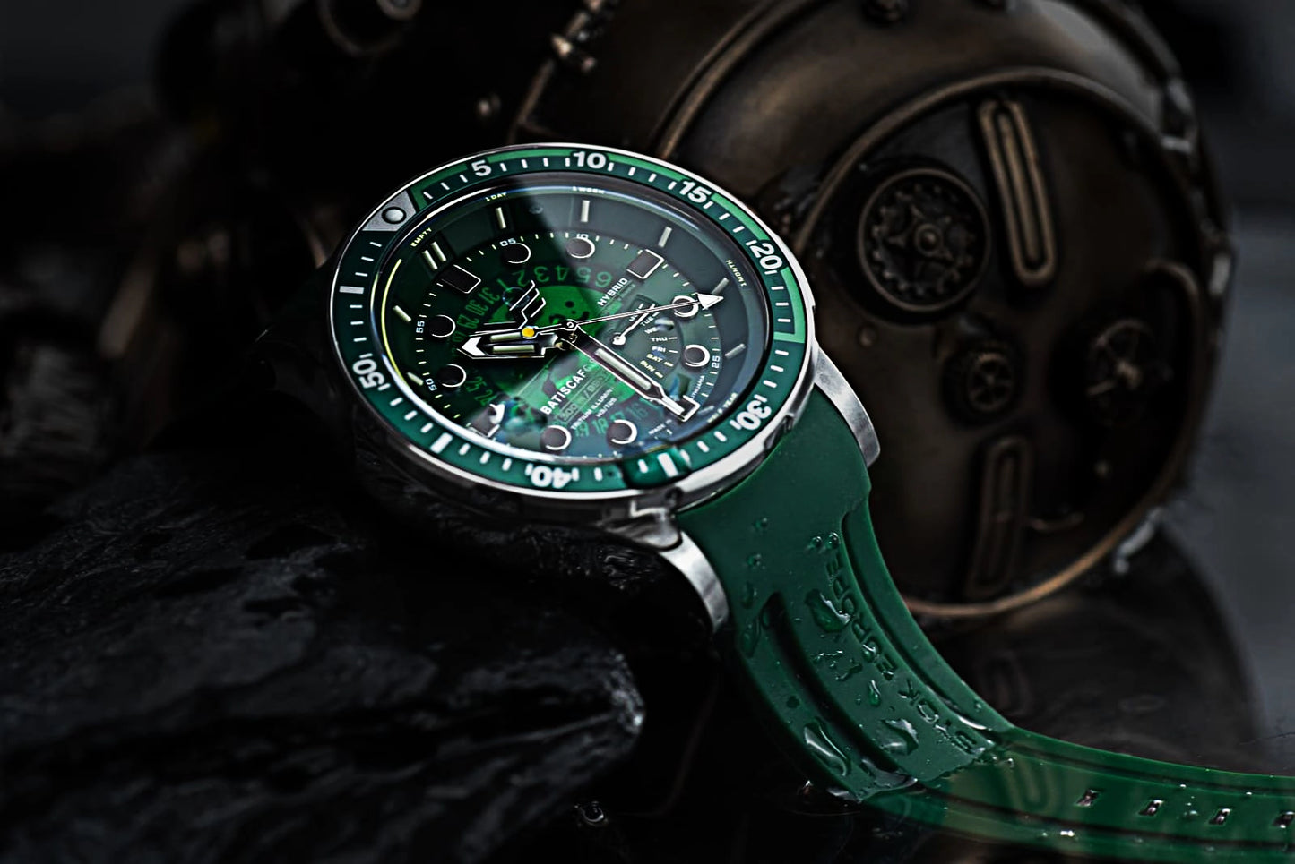 Vostok Europe Batiscafos PX84-511A770 Herrenuhr • Tritium • 30 ATM