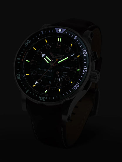 Vostok Europe Batiscafos PX84-511A770B Herrenuhr • Tritium-Röhrchen • 30 ATM