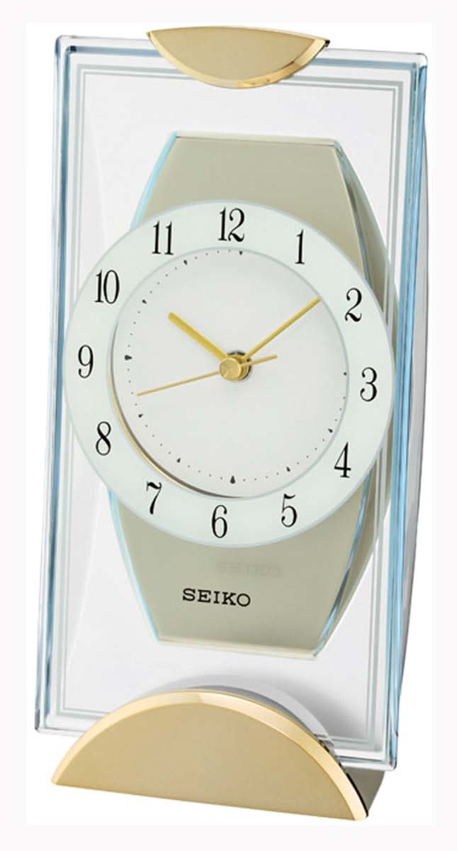 Seiko Table Clock 24.1x11.9x9.1 cm Plastic • Timeless Design • Precise Quartz Movement