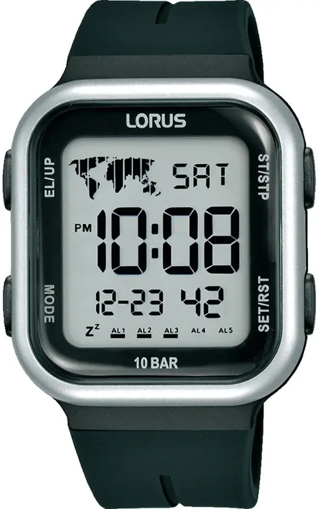 Lorus Digital R2351PX9 Uhr • 10 Bar wasserdicht • EL Backlight