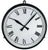 GER-Technik Wall Clock 50 cm Ø Stainless Steel • Radio Controlled • Roman Numeral Dial