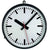GER-Technik Wanduhr 60 cm Ø Metall • Funkgesteuert • Robustes Gehäuse