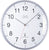 JVD Wanduhr 33 cm Ø Kunststoff • Moderne Funkuhr • Gut lesbar