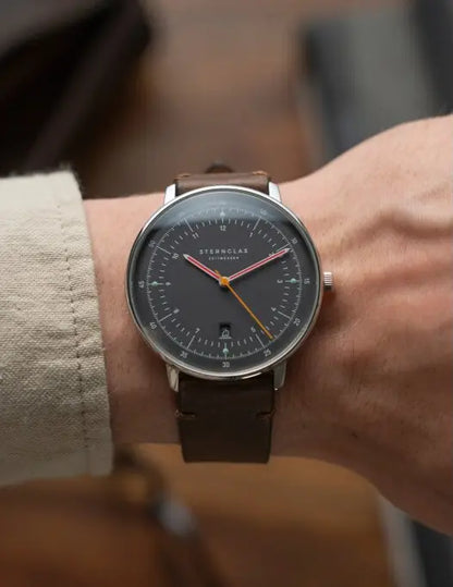 Sternglas Hamburg s01-hh39-vi11 Herrenuhr • Saphirglas