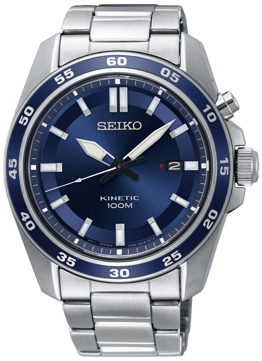 Seiko Kinetic SKA783P1 Herren Uhr • Kinetic Uhrwerk • Edelstahlgehäuse