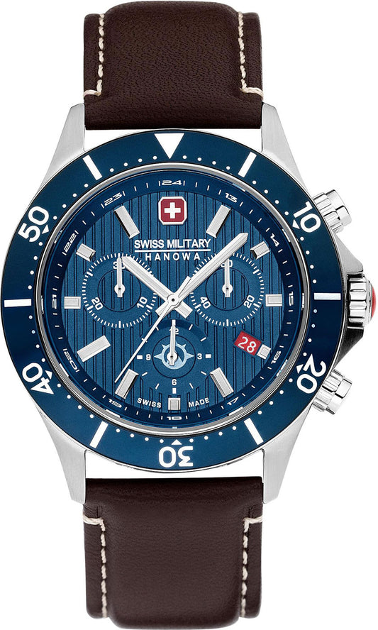 Swiss Military Hanowa SMWGC2100706 Herren Uhr • Chronograph • Saphirglas