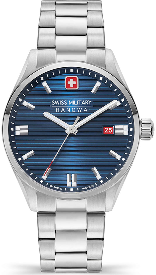 Swiss Military by Hanowa Roadrunner SMWGH2200102 Herren Uhr • Swiss Made Quarzwerk • Saphirglas