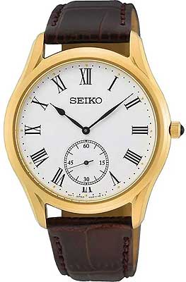 Seiko SRK050P1 Men's Watch • Sapphire Crystal • Small Seconds Hand