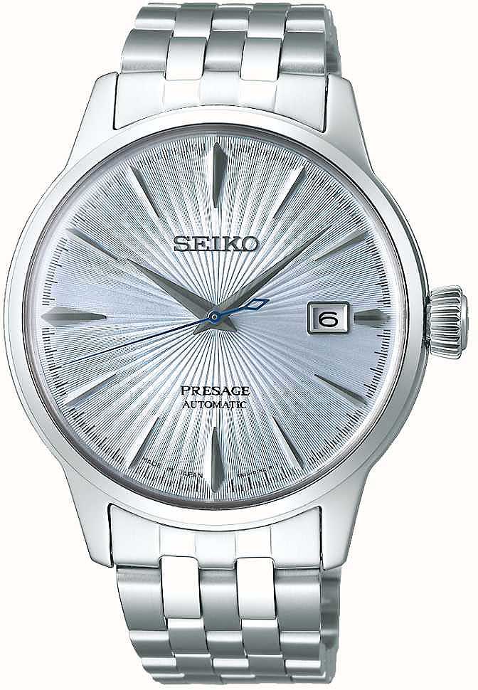 Seiko Presage SRPE19J1 Uhr • Automatik • Eisblaues Zifferblatt