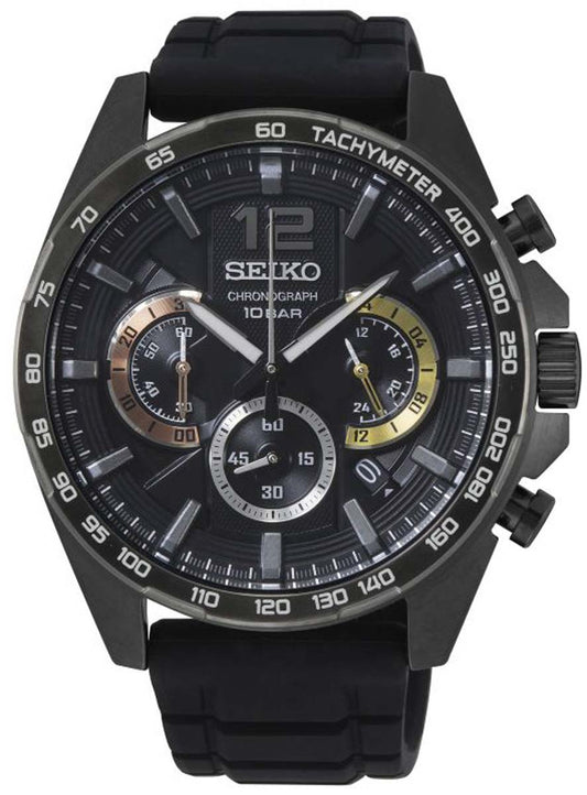 Seiko Chronograph SSB349P1 Uhr • Stoppfunktion • 10 Bar Wasserdicht