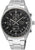 Seiko Conceptual SSB379P1 Herrenuhr • Schwarzer Chronograph • Lederband